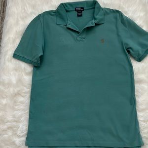 Green polo shirt by Ralph Lauren, size  XL(18-20)